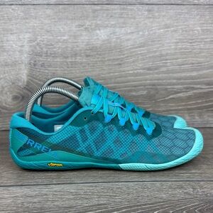 Merrell Vapor Glove 3 Women's Sz 9 Baltic Turquoise Barefoot Minimalist Sneakers